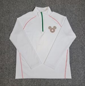 Disney EPCOT Mexico Mickey 1/4 Zip Performance Pullover White Men’s Medium